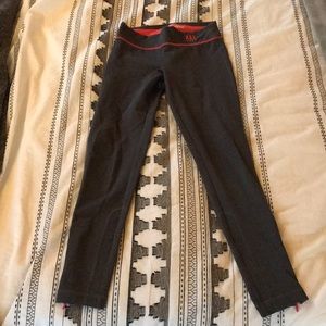 Abercrombie & Fitch Gray Ankle Length Leggings